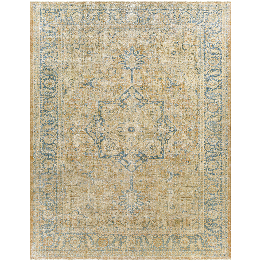 Vintage Hand-Knotted Wool Rug #1, 8x11