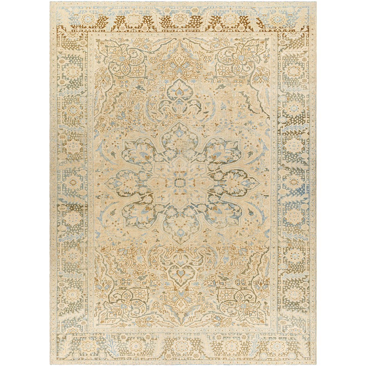 Vintage Hand-Knotted Wool Rug #4, 8x11