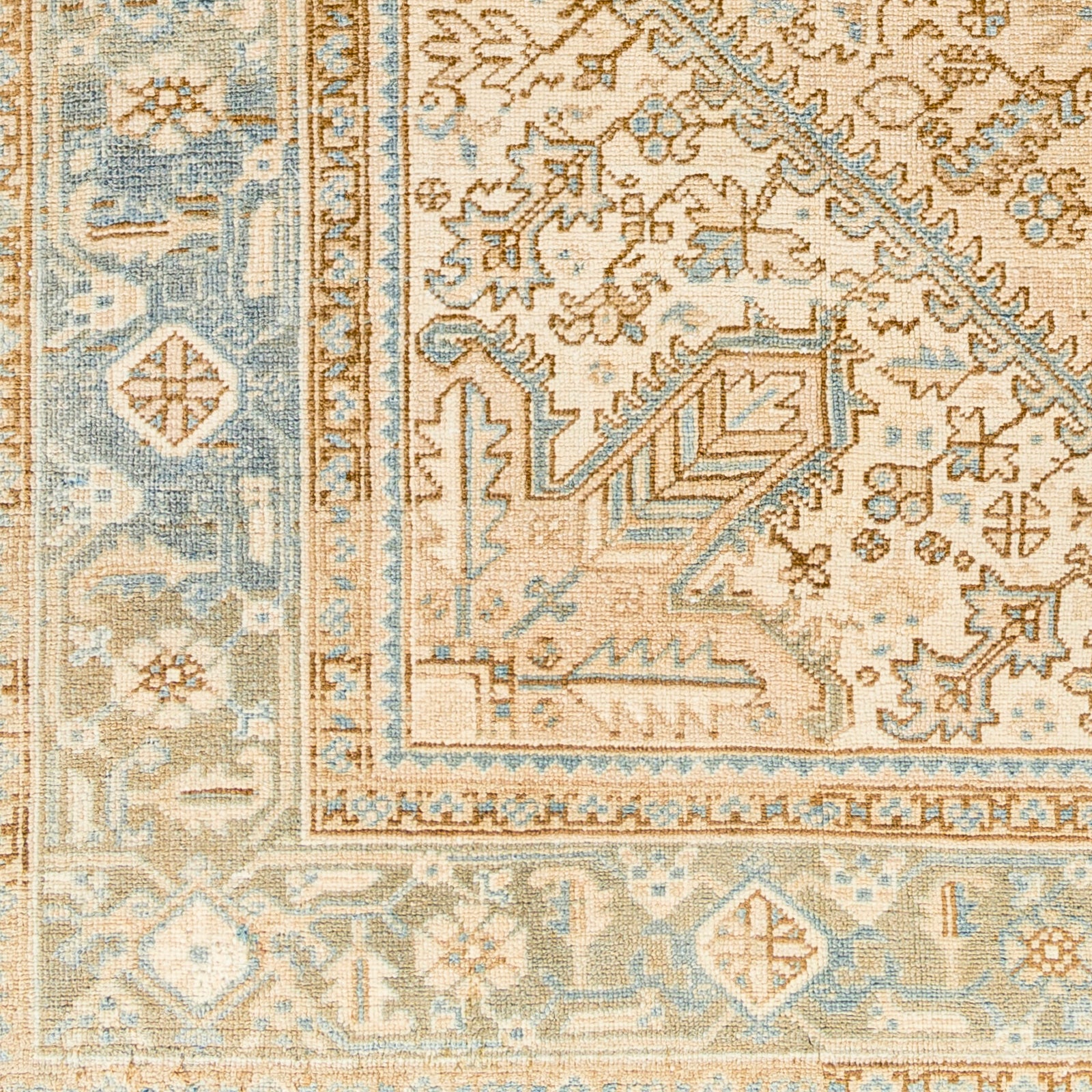 Vintage Hand-Knotted Wool Rug #28, 7x9